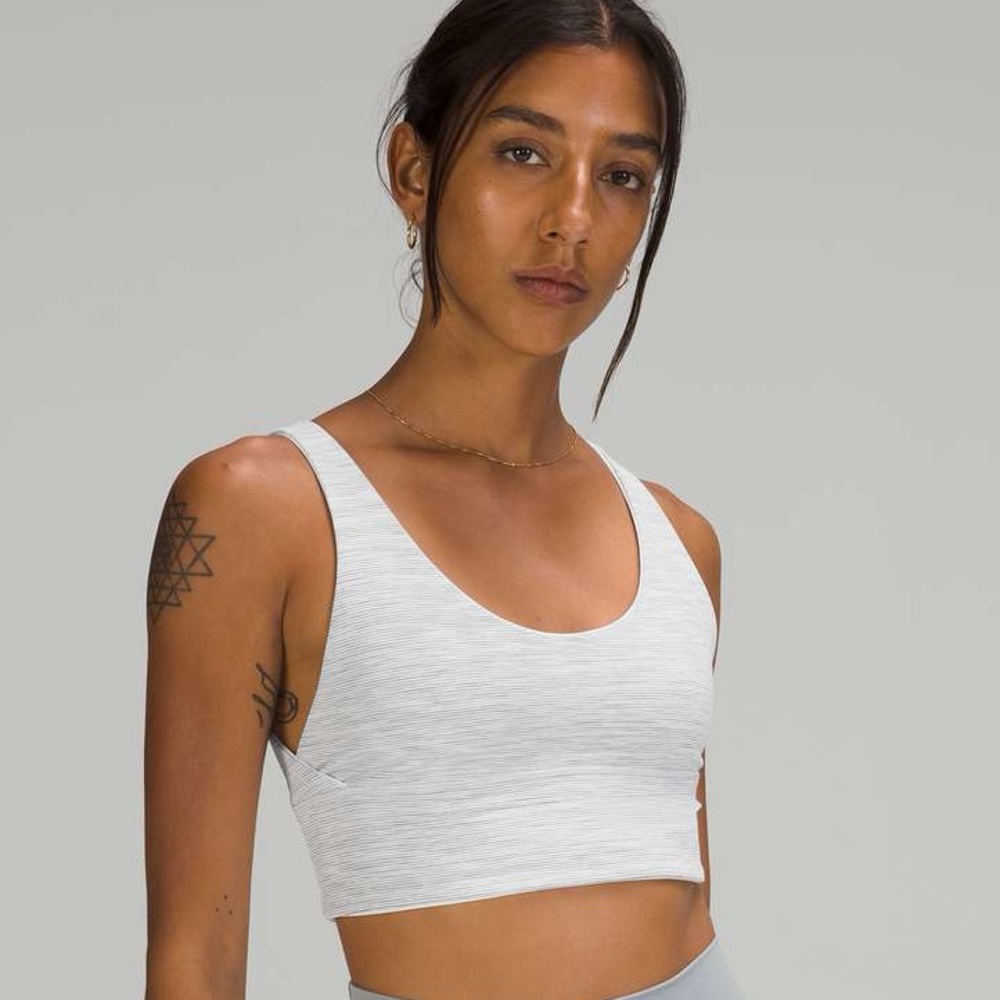 Lululemon • Align Reversible Bra • white/ grey • size 10